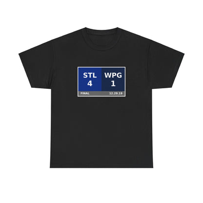 STL vs WPG Scoreboard Tee 12.29.19