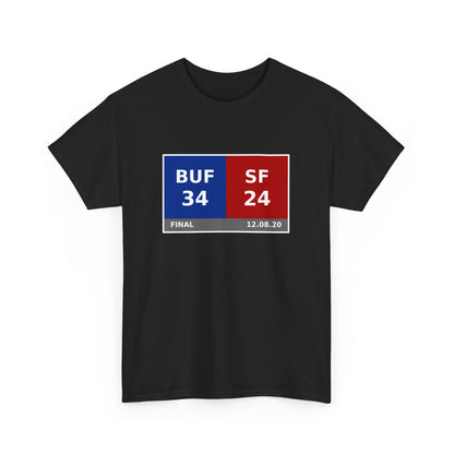 BUF vs SF Scoreboard Tee 12.08.20