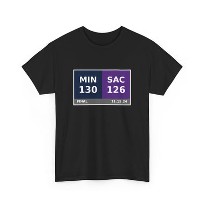 MIN vs SAC Scoreboard Tee 11.15.24