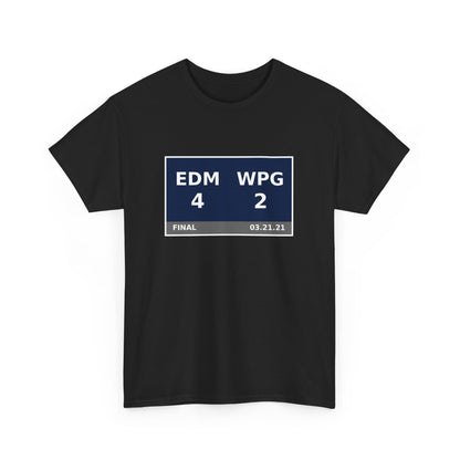 EDM vs WPG Scoreboard Tee 03.21.21