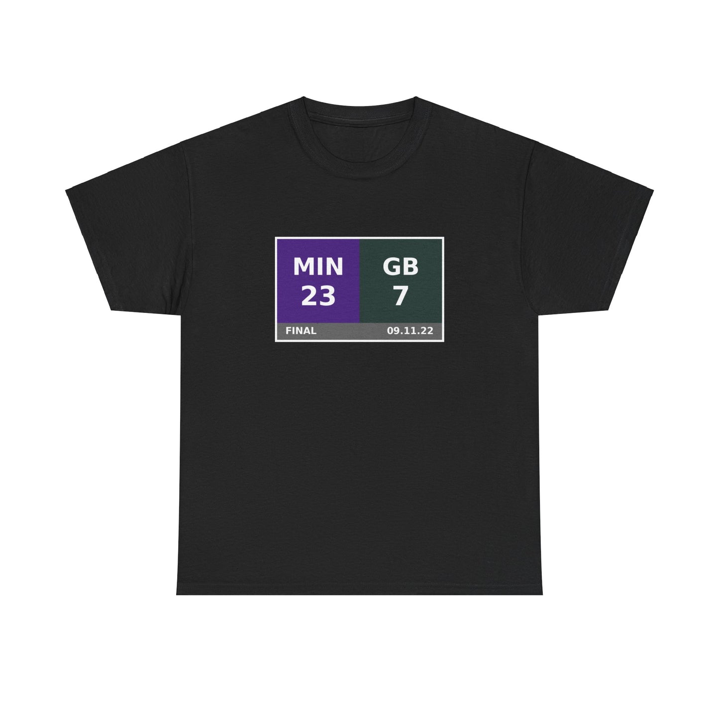 MIN vs GB Scoreboard Tee 09.11.22