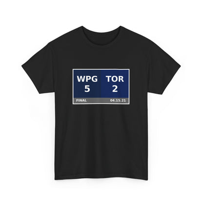 WPG vs TOR Scoreboard Tee 04.15.21