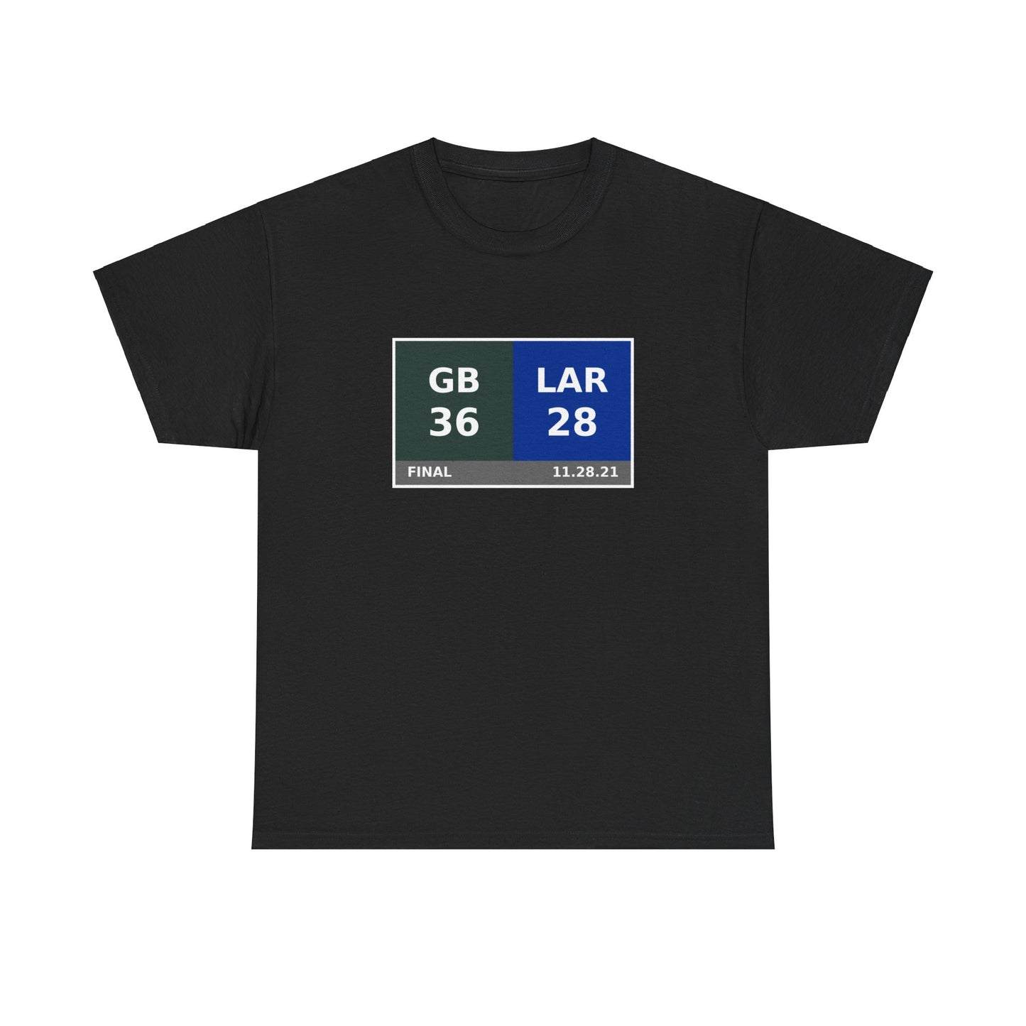 GB vs LAR Scoreboard Tee 11.28.21