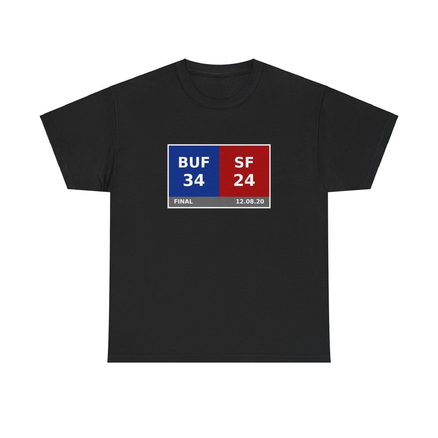 BUF vs SF Scoreboard Tee 12.08.20