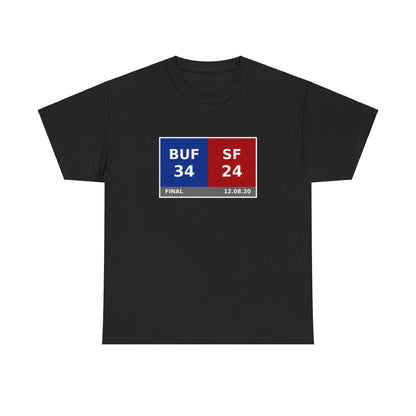 BUF vs SF Scoreboard Tee 12.08.20