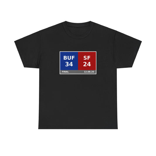 BUF vs SF Scoreboard Tee 12.08.20