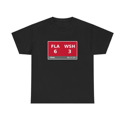 FLA vs WSH Scoreboard Tee 02.17.23