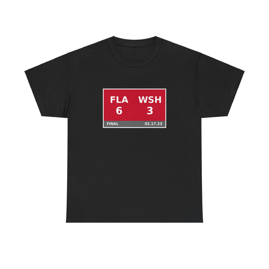 FLA vs WSH Scoreboard Tee 02.17.23