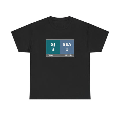 SJ vs SEA Scoreboard Tee 04.12.24