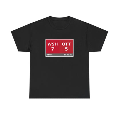 WSH vs OTT Scoreboard Tee 10.25.21