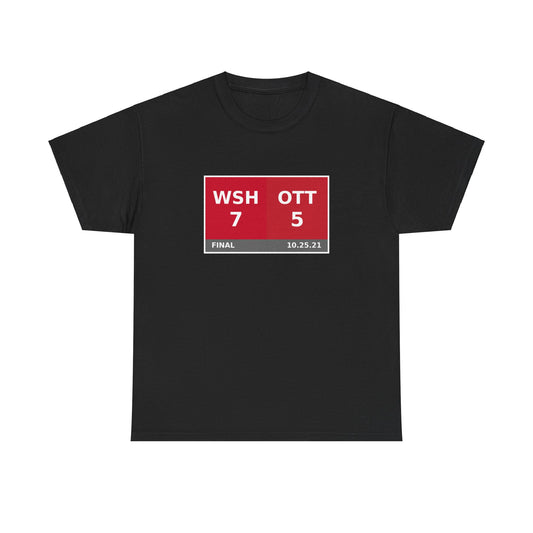 WSH vs OTT Scoreboard Tee 10.25.21