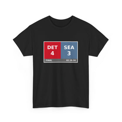 DET vs SEA Scoreboard Tee 02.19.24