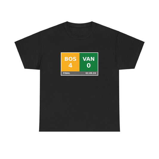 BOS vs VAN Scoreboard Tee 02.09.24