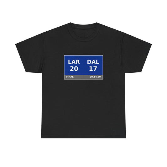 LAR vs DAL Scoreboard Tee 09.14.20