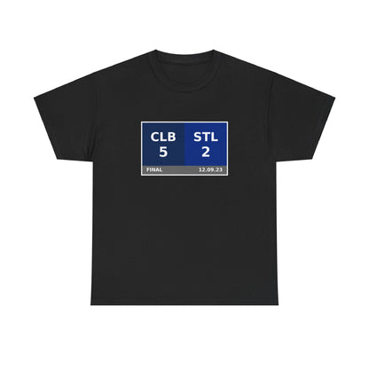 CLB vs STL Scoreboard Tee 12.09.23