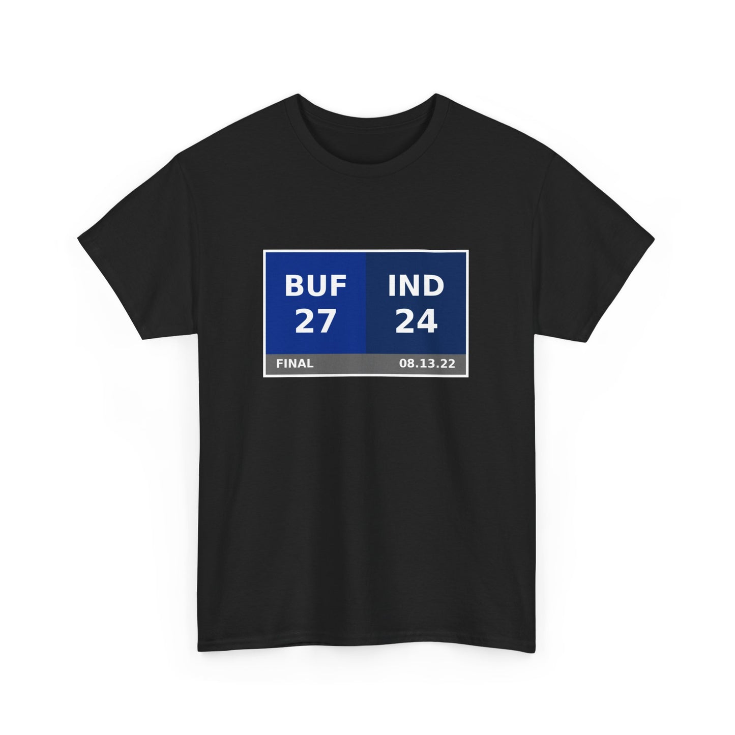 BUF vs IND Scoreboard Tee 08.13.22