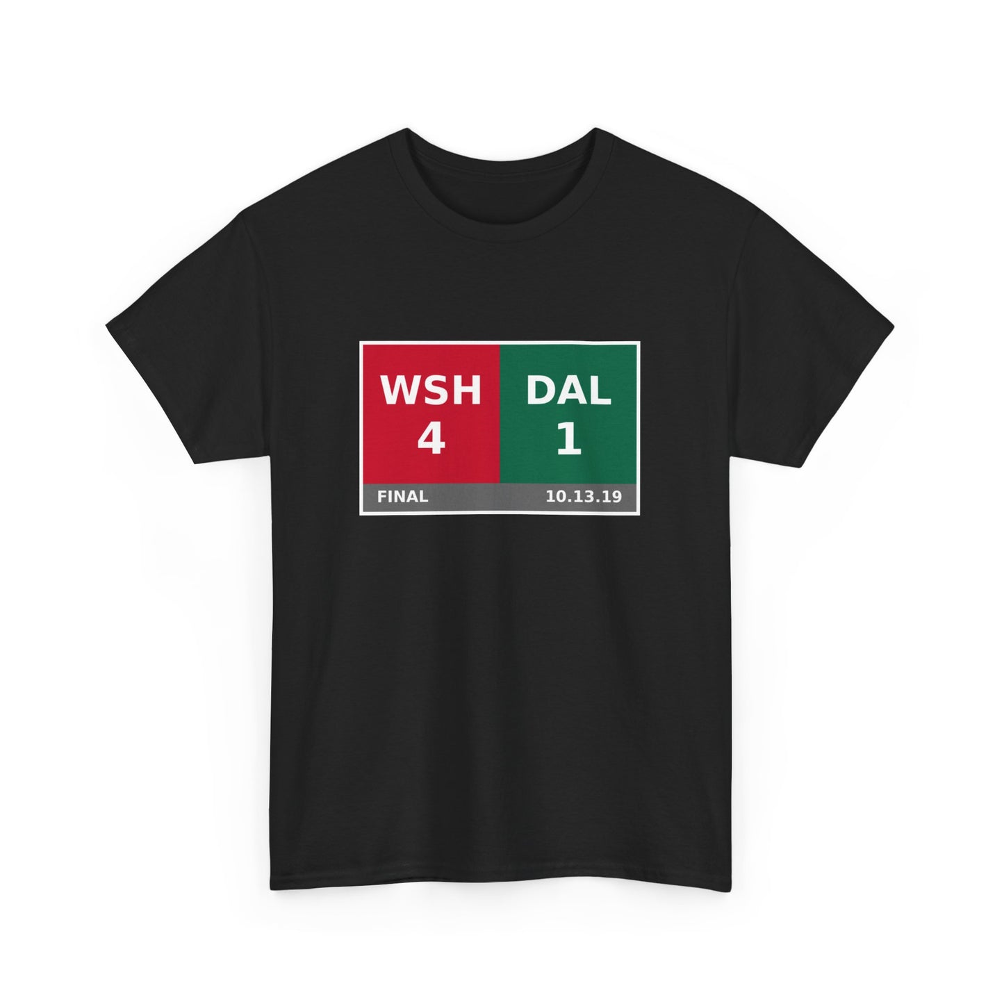 WSH vs DAL Scoreboard Tee 10.13.19