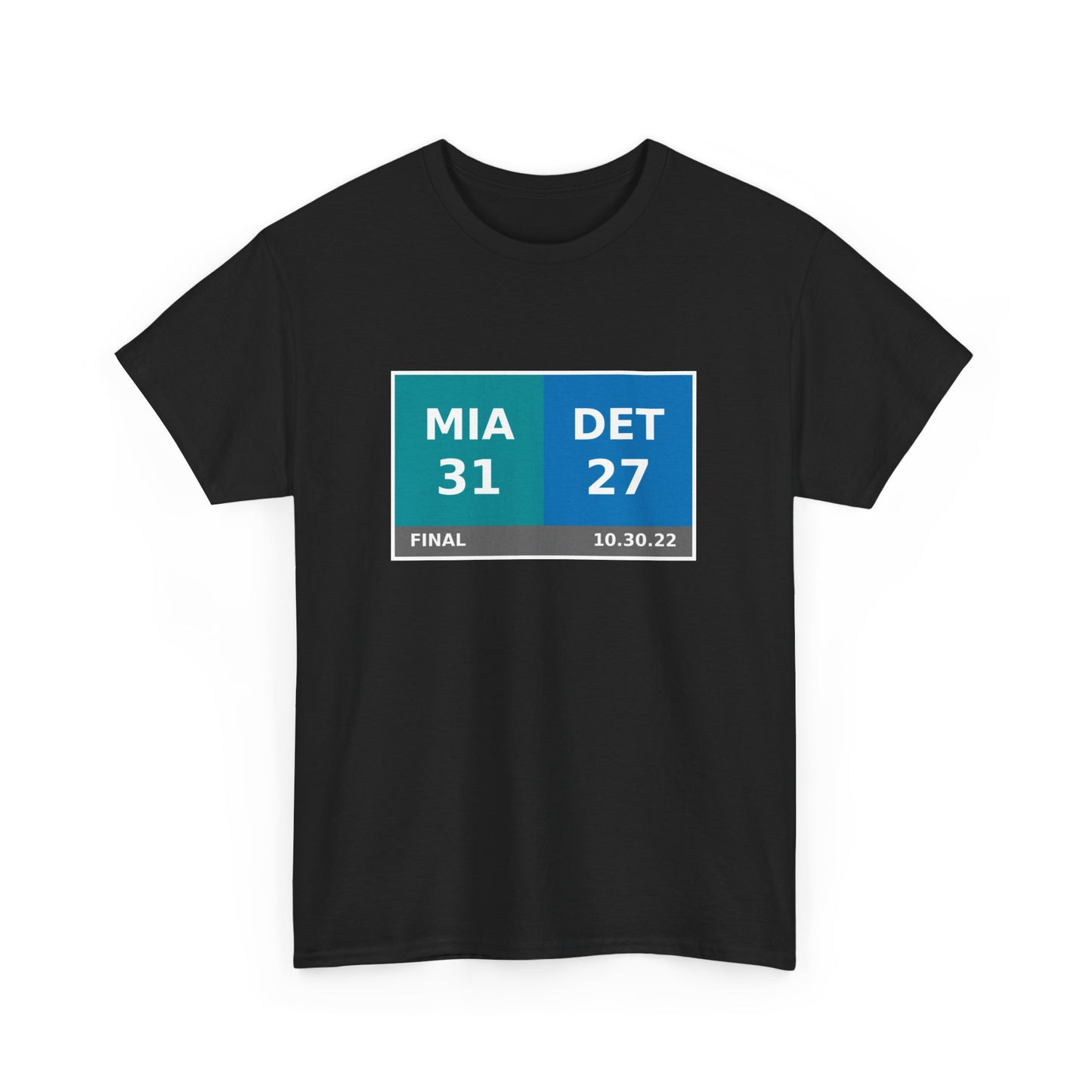 MIA vs DET Scoreboard Tee 10.30.22