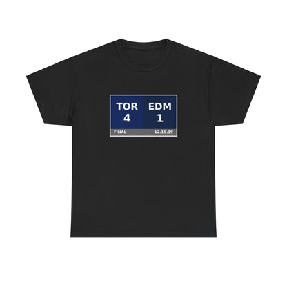 TOR vs EDM Scoreboard Tee 12.15.19