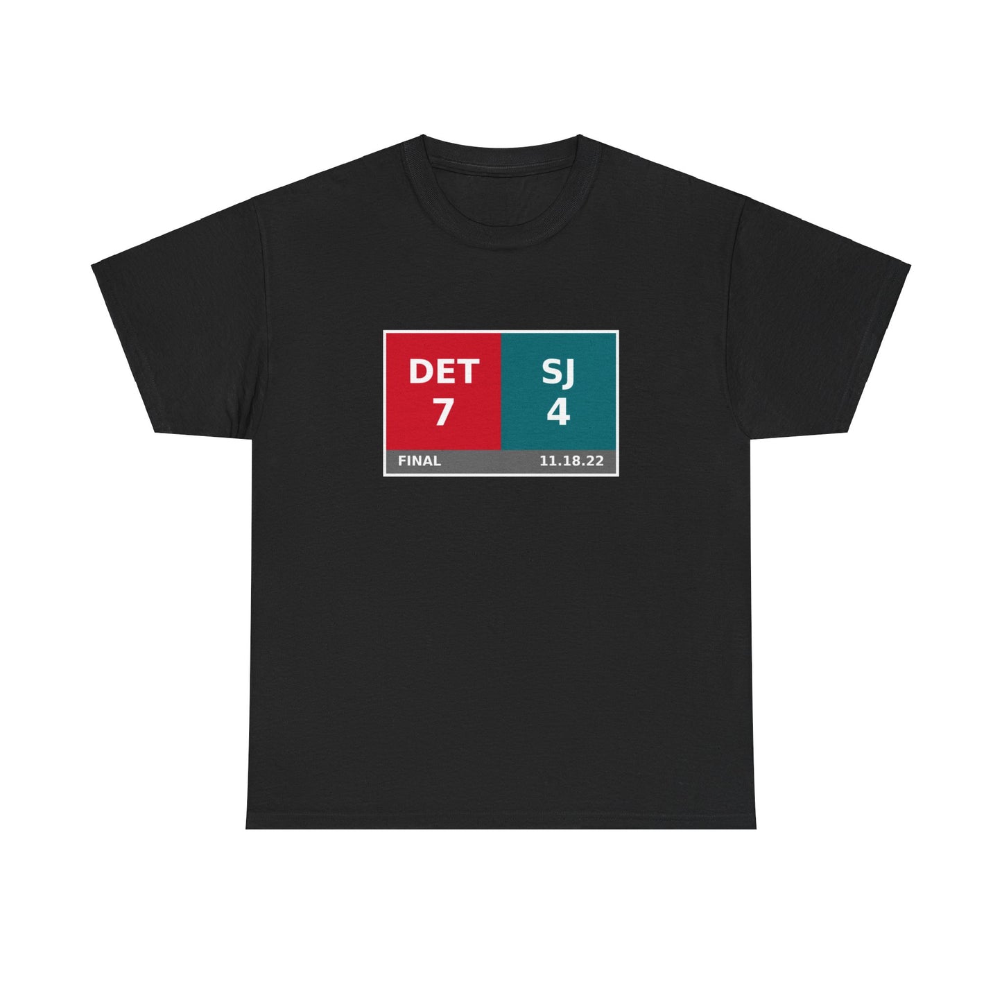 DET vs SJ Scoreboard Tee 11.18.22