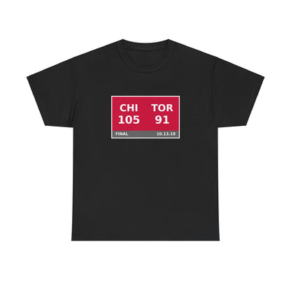 CHI vs TOR Scoreboard Tee 10.13.19