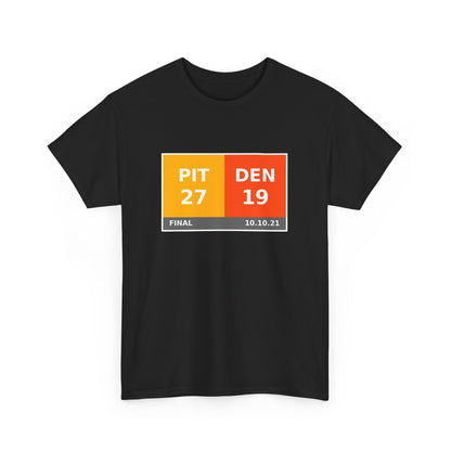 PIT vs DEN Scoreboard Tee 10.10.21