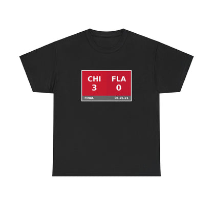 CHI vs FLA Scoreboard Tee 03.26.21