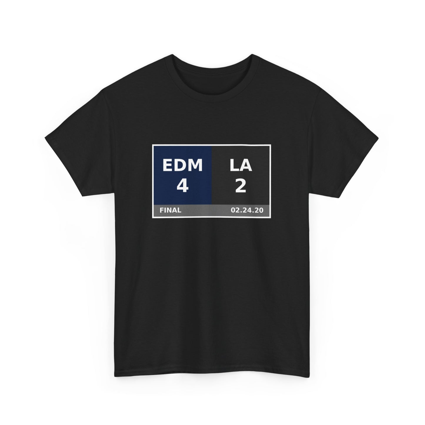 EDM vs LA Scoreboard Tee 02.24.20