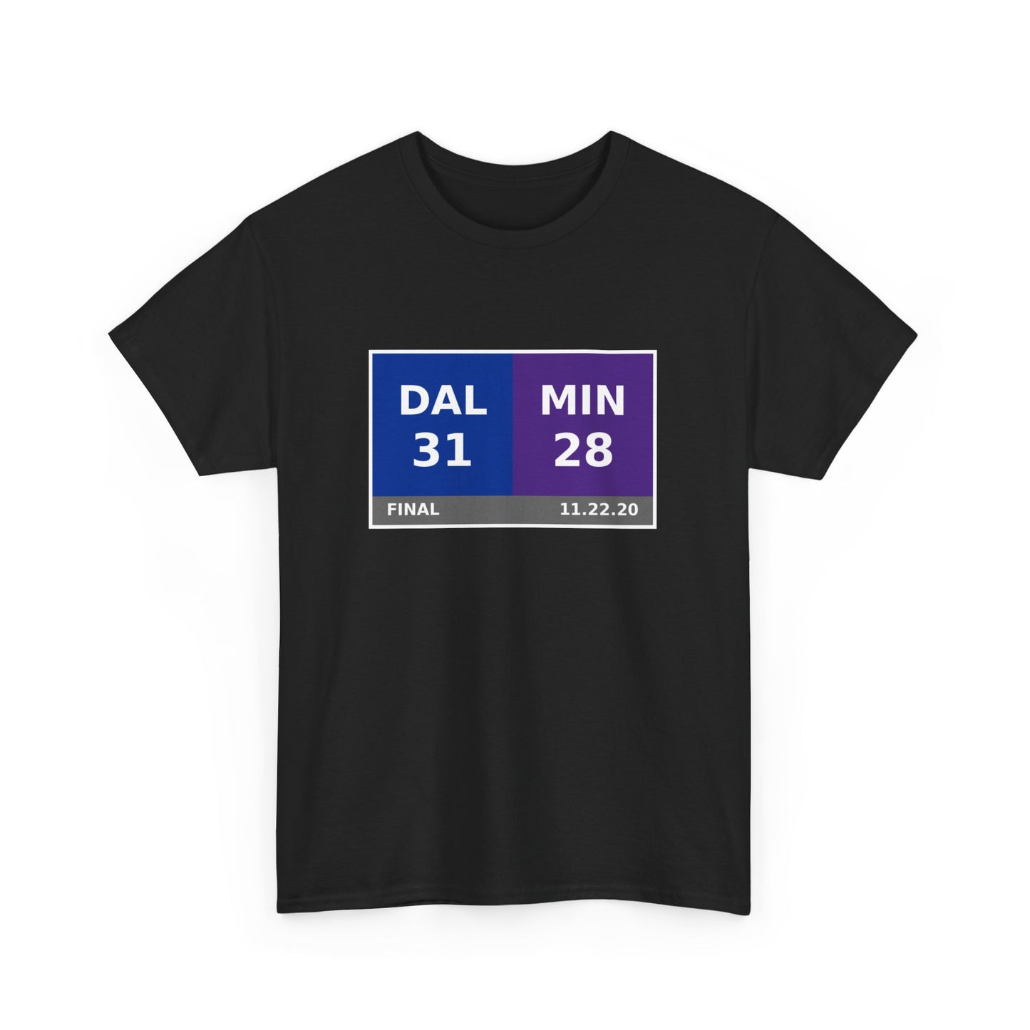 DAL vs MIN Scoreboard Tee 11.22.20