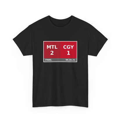 MTL vs CGY Scoreboard Tee 04.16.21