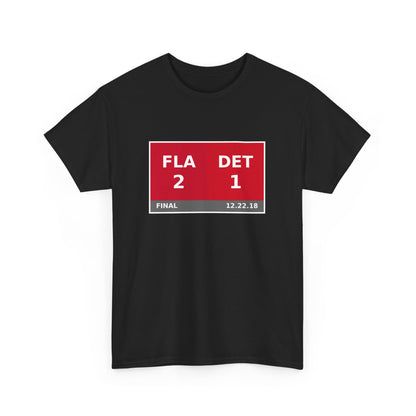 FLA vs DET Scoreboard Tee 12.22.18