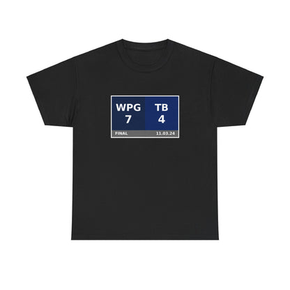 WPG vs TB Scoreboard Tee 11.03.24