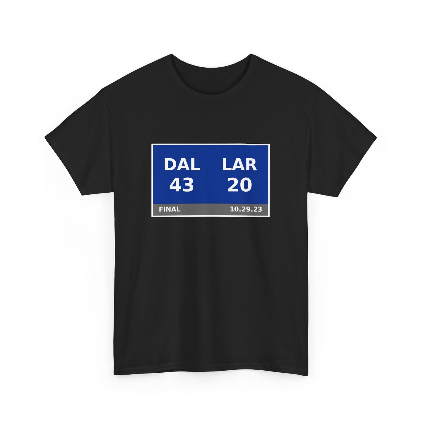 DAL vs LAR Scoreboard Tee 10.29.23