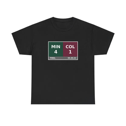 MIN vs COL Scoreboard Tee 04.30.22