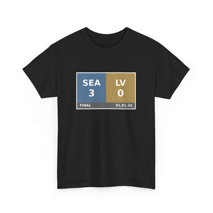 SEA vs LV Scoreboard Tee 01.01.24