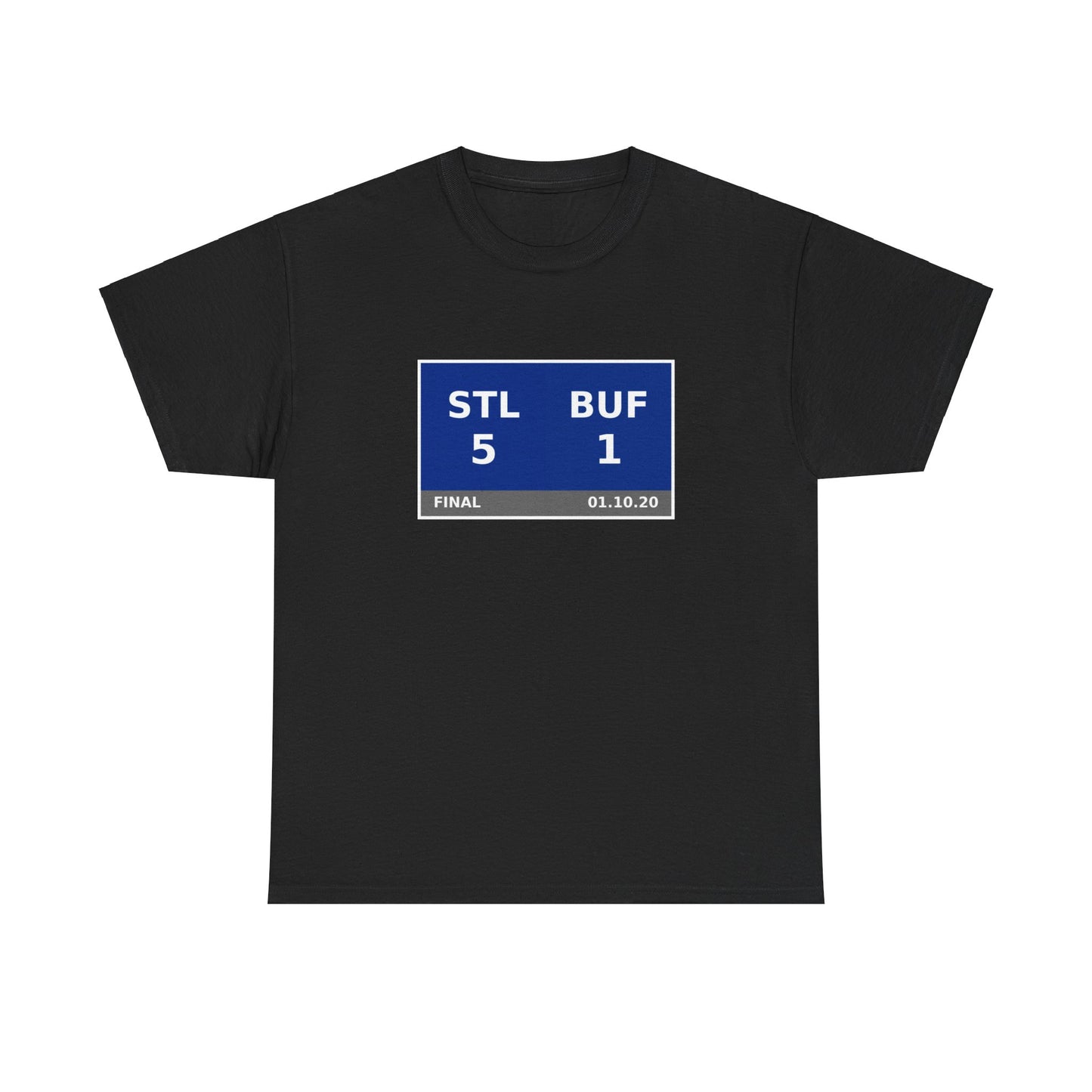 STL vs BUF Scoreboard Tee 01.10.20