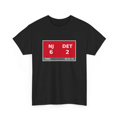 NJ vs DET Scoreboard Tee 10.25.22