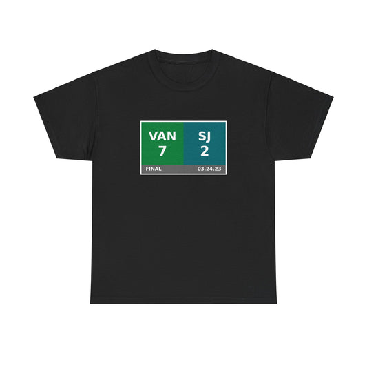 VAN vs SJ Scoreboard Tee 03.24.23