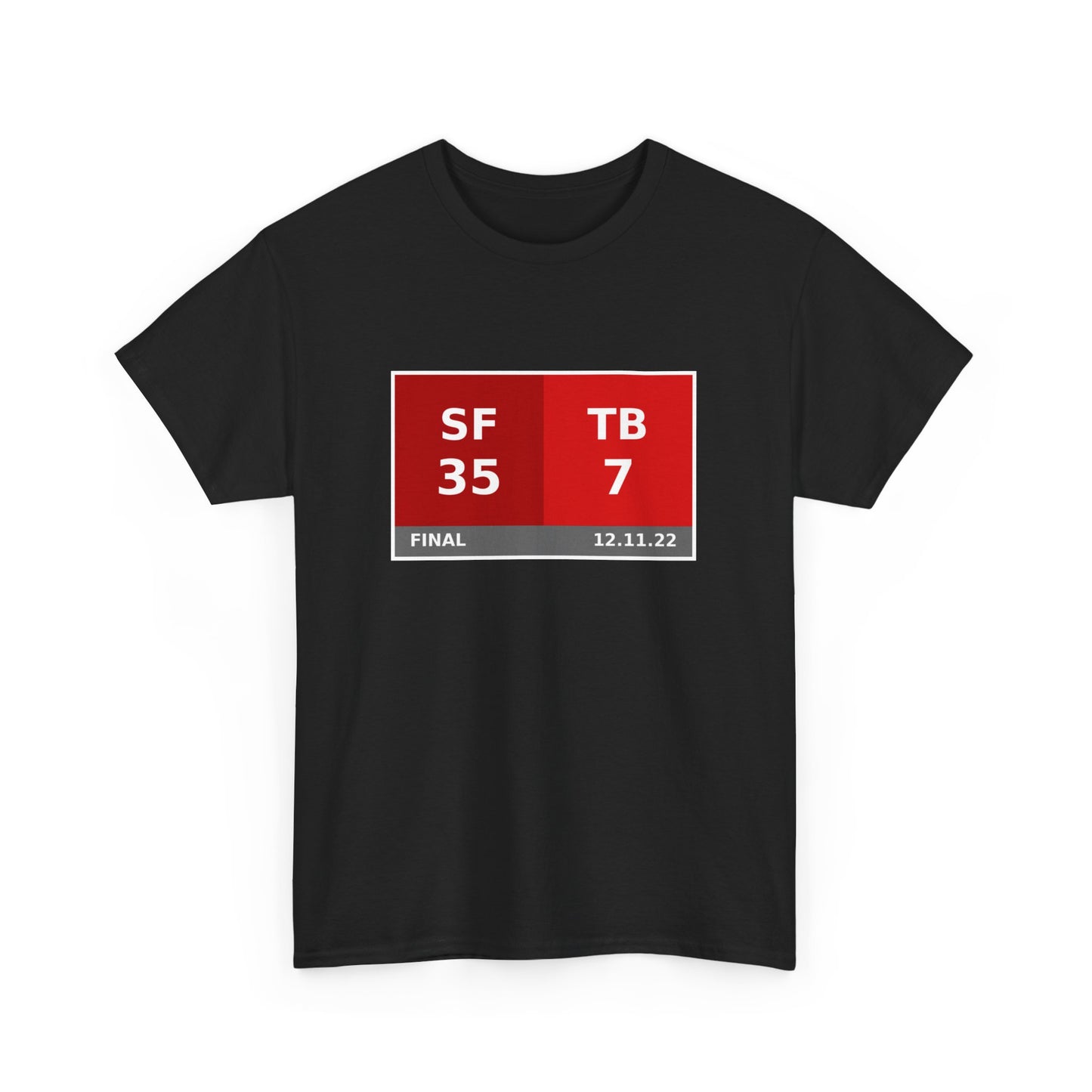 SF vs TB Scoreboard Tee 12.11.22