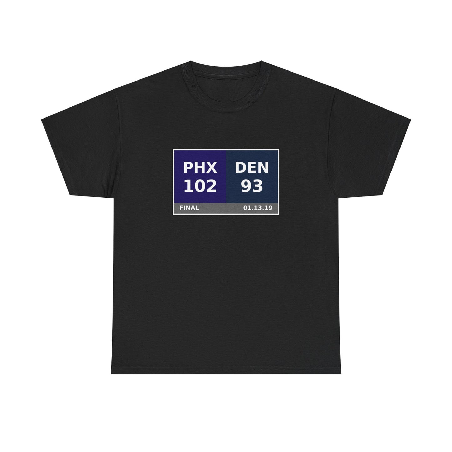 PHX vs DEN Scoreboard Tee 01.13.19