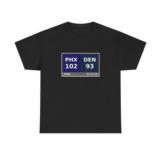 PHX vs DEN Scoreboard Tee 01.13.19