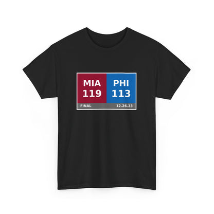 MIA vs PHI Scoreboard Tee 12.26.23