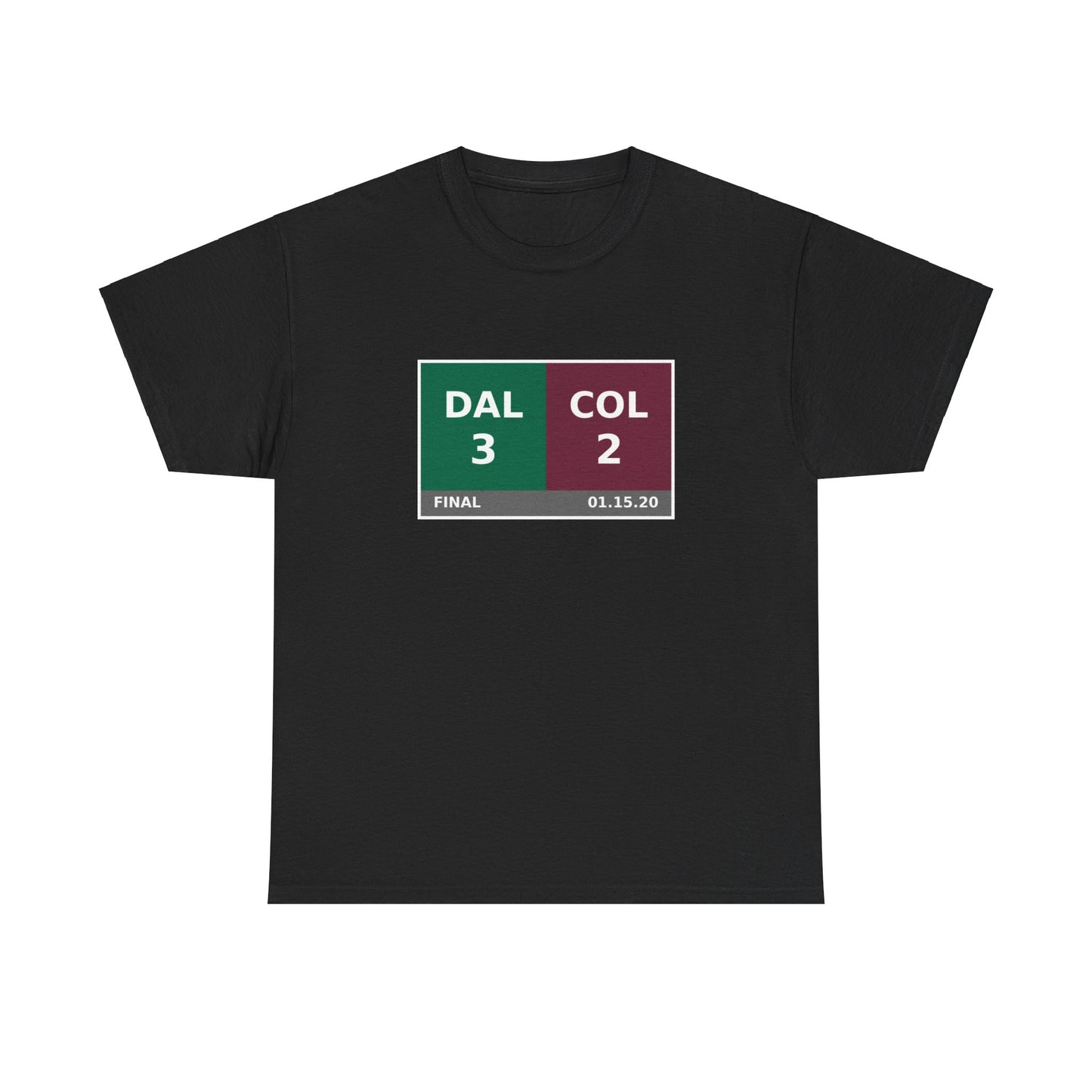 DAL vs COL Scoreboard Tee 01.15.20