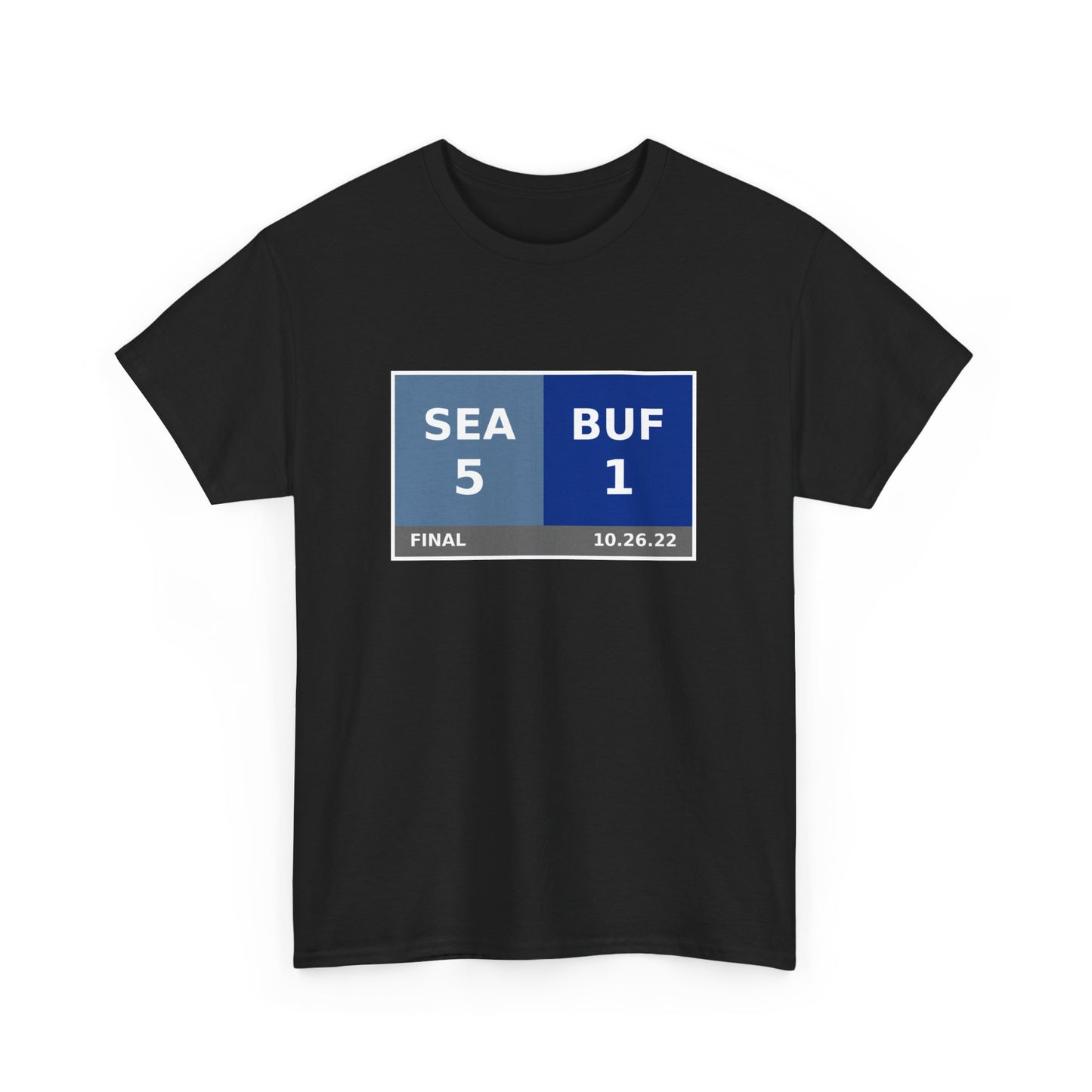 SEA vs BUF Scoreboard Tee 10.26.22