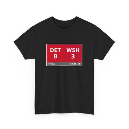 DET vs WSH Scoreboard Tee 02.28.24