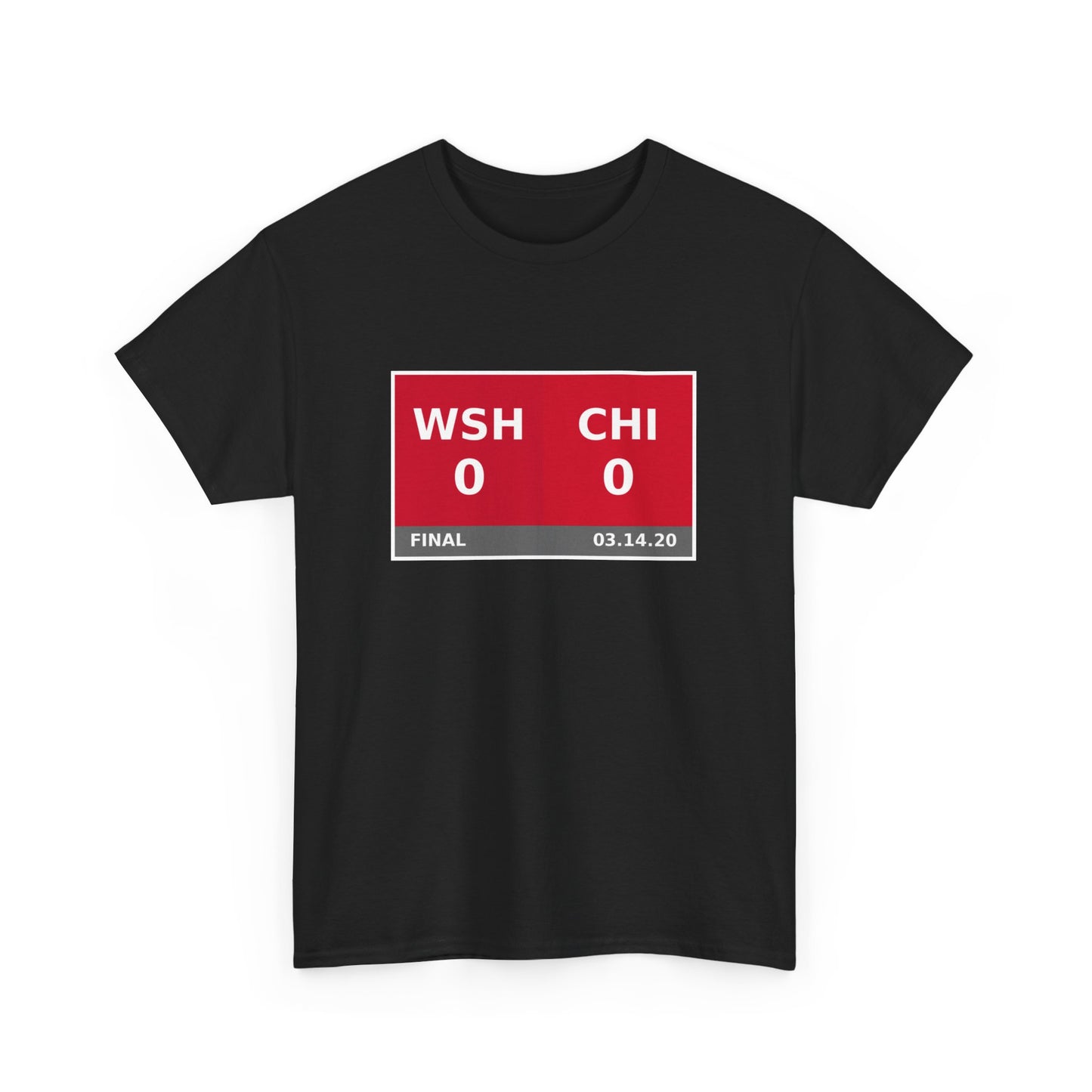 WSH vs CHI Scoreboard Tee 03.14.20