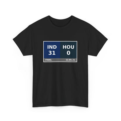 IND vs HOU Scoreboard Tee 12.05.21