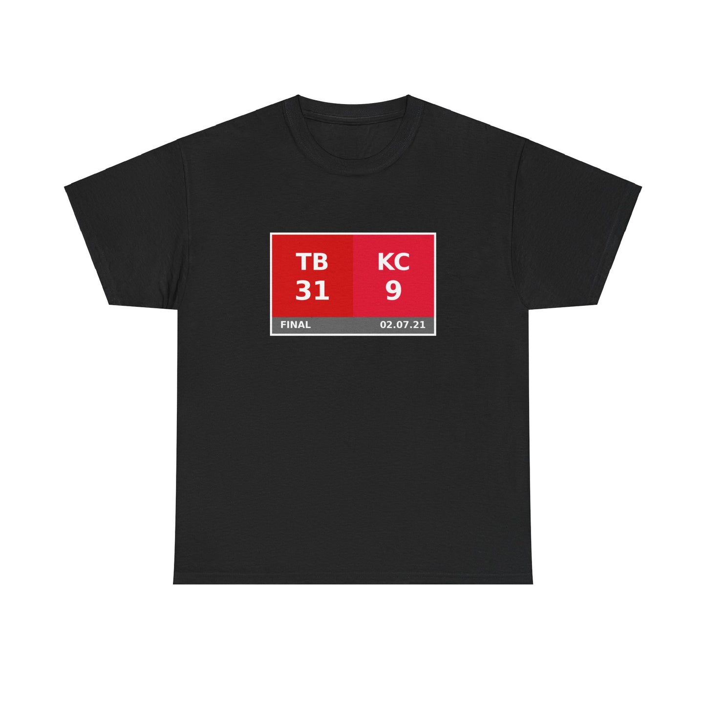 TB vs KC Scoreboard Tee 02.07.21