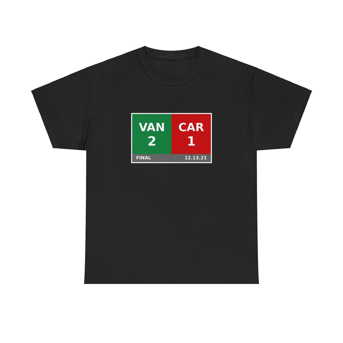 VAN vs CAR Scoreboard Tee 12.13.21