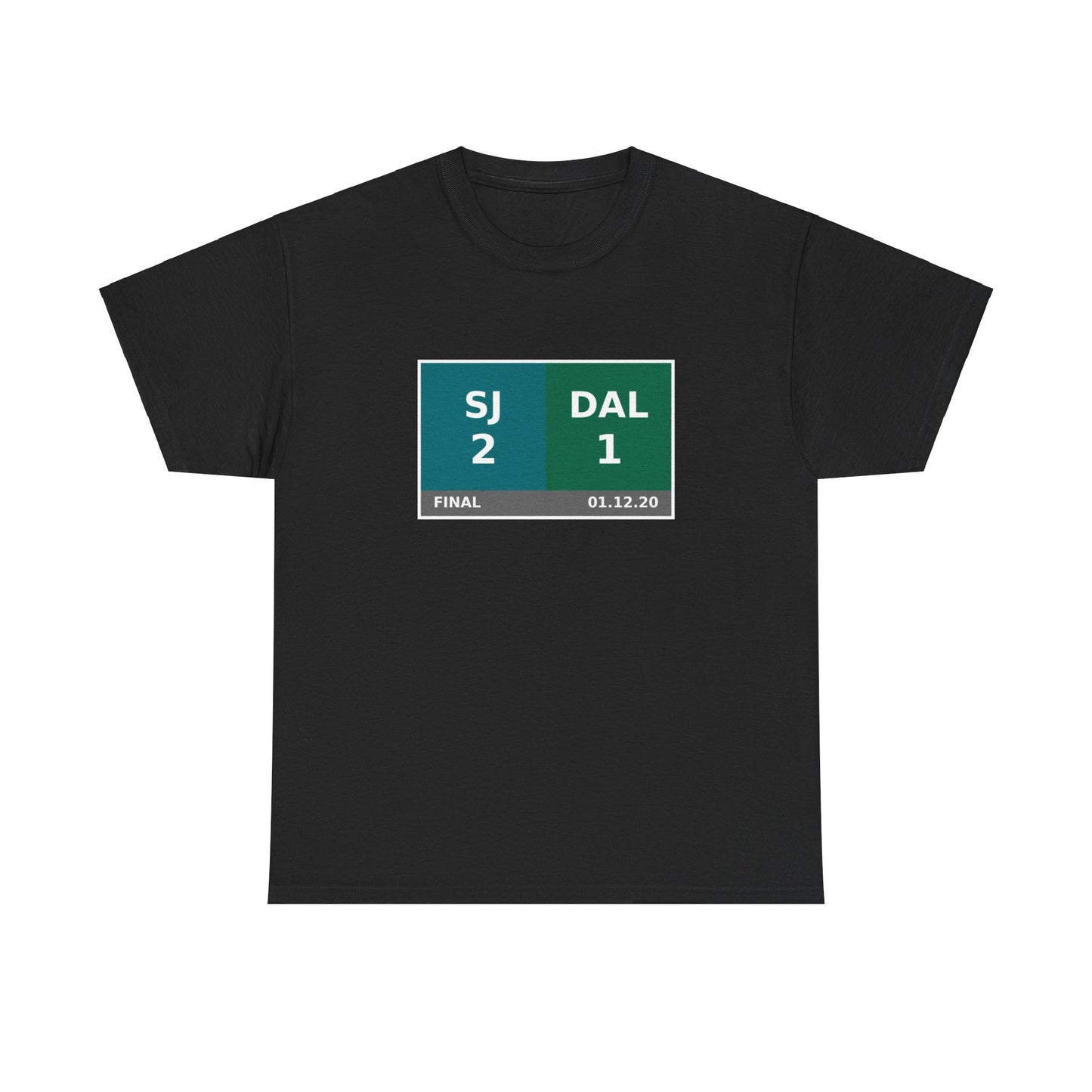 SJ vs DAL Scoreboard Tee 01.12.20